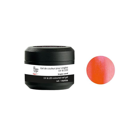 Gel Uv &Led Couleur Pour Ongles Tropic Coral 5G
