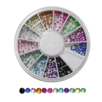"""Carrousel Strass Pour Ongles """"Jewels"""" 600 Pcs"""