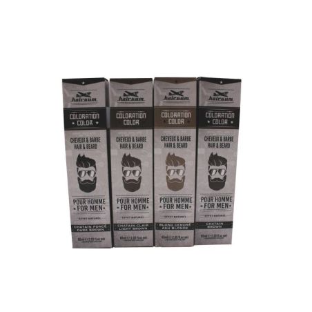 HAIRGUM BARBER COLORATION BARBE & CHEVEUX N°5.1 60ml