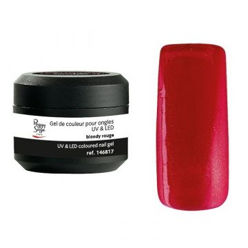 Gel UV couleur pour Ongles Bloody Rouge 5g