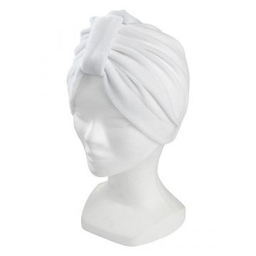 Bonnet Turban Blanc